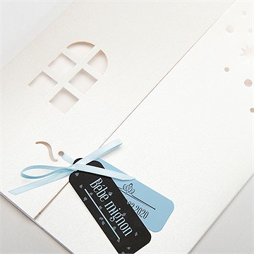 Faire-part naissance annonce en photo - Détail de la pochette