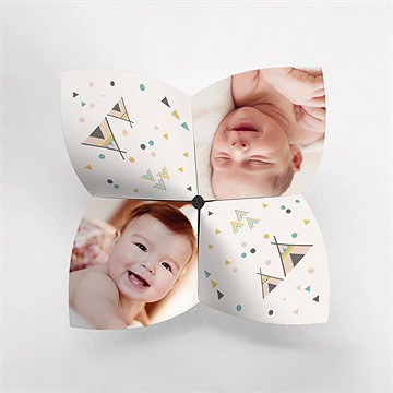 Faire-part naissance la tribu s’agrandit! - Côté gauche