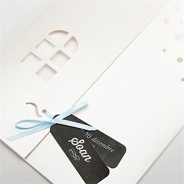 Faire-part naissance tendance et vintage - Détail de la pochette