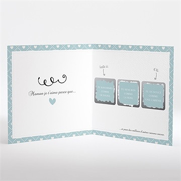 Carte fête des mères carte fête des mères - Intérieur du faire-part gratté