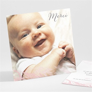 Remerciement naissance annonce fille originale