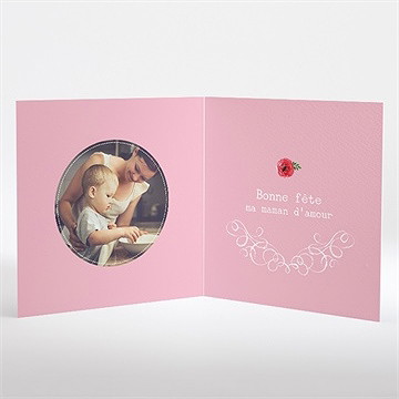 Carte fête des mères carte fête des mères - Intérieur de la carte