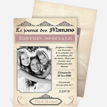 Carte fête des mères carte fête des mères