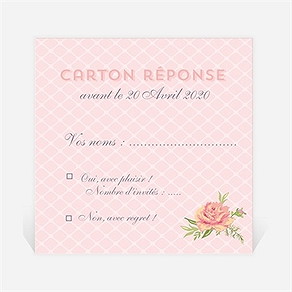 Carton réponse départ à la retraite vent printanier
