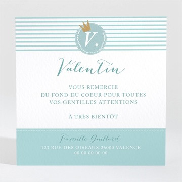 Remerciement naissance notre petit prince magnet