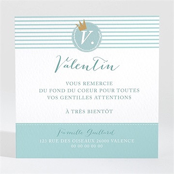 Remerciement naissance notre petit prince