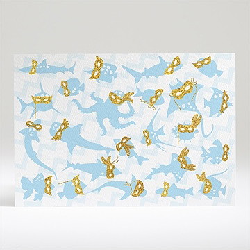 Invitation anniversaire pool party - Dos du faire-part