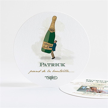 Invitation anniversaire champagne!