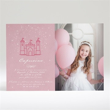 Invitation anniversaire un goûter au château