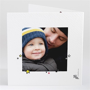 Carte fête des pères carte fête des pères - Dos de la carte