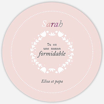 Carte fête des mères carte fête des mères - Dos de la carte