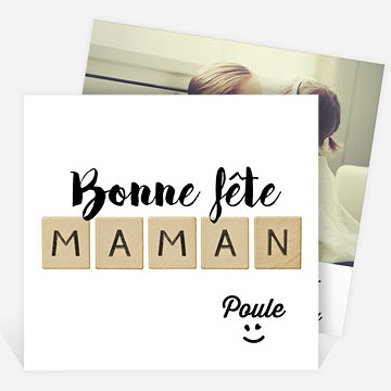 Carte fête des mères carte fête des mères