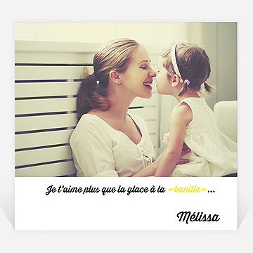 Carte fête des mères carte fête des mères - Dos de la carte