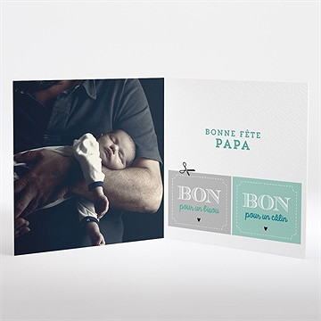 Carte fête des pères carte fête des pères - Intérieur du faire-part