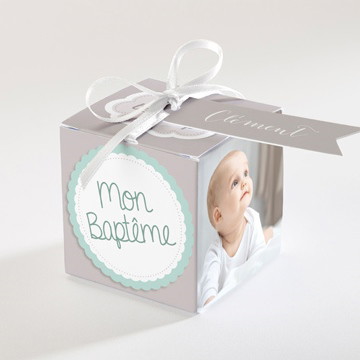 Boîte à dragées - cube