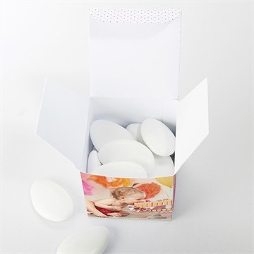 Boîte de dragées baptême boîte de dragées baptême - Intérieur de la boîte