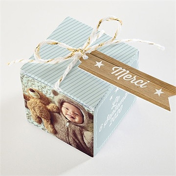 Boîte de dragées baptême boîte de dragées baptême - Dessus de la boîte