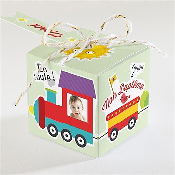 Boîte de dragées baptême boîte de dragées baptême - Dos de la boîte