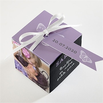 Boîte de dragées baptême boîte de dragées baptême - Dessus de la boîte