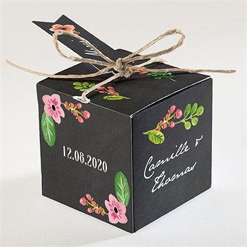 Boîte de dragées mariage boîte de dragées mariage - Dos de la boîte