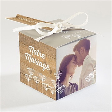 Boîte de dragées mariage boîte de dragées mariage - Dos de la boîte