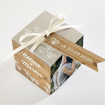 Boîte de dragées mariage boîte de dragées mariage - Dessus de la boîte