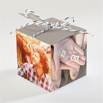 Boîte de dragées mariage boîte de dragées mariage - Dos de la boîte