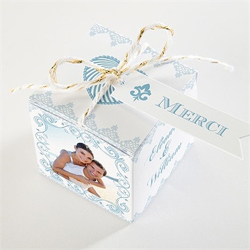 Boîte de dragées mariage boîte de dragées mariage - Dessus de la boîte