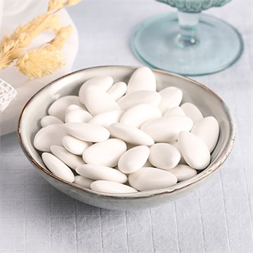 Dragées blanches pour votre mariage - amande Avola
