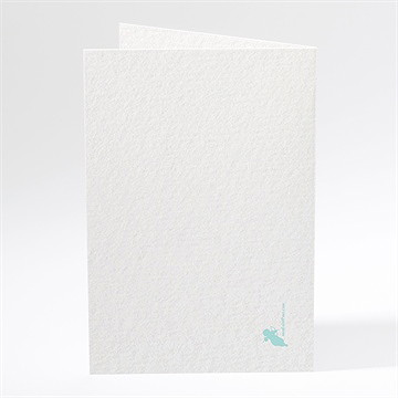 Menu baptême corner fun et photo - Dos du menu