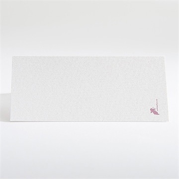 Marque-place baptême scotch délicat - Dos du marque-place