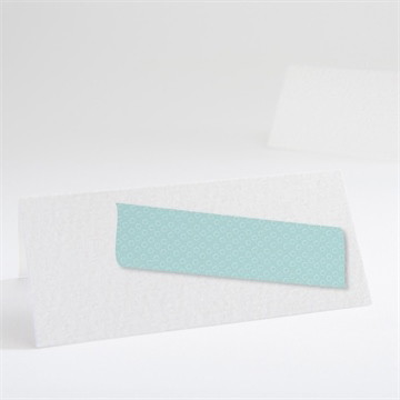 Marque-place baptême corner fun et photo