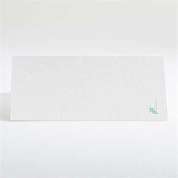 Marque-place baptême corner fun et photo - Dos du marque-place