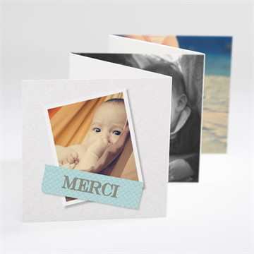 Remerciement baptême corner fun et photo