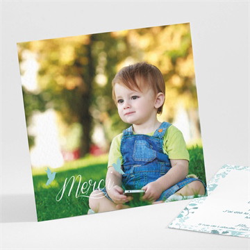 Remerciement baptême liberty en rond