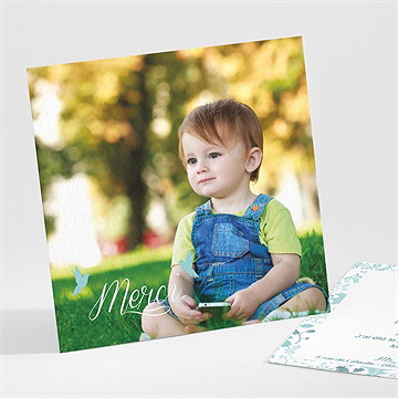 Remerciement baptême liberty en rond