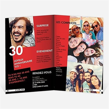 Carte anniversaire carte anniversaire - Intérieur de la carte