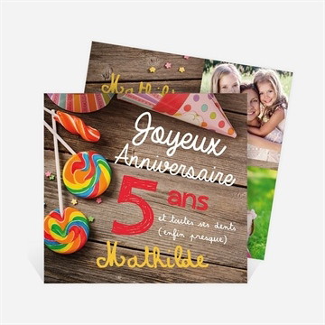Carte anniversaire carte anniversaire