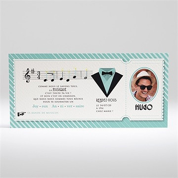 Carte anniversaire carte anniversaire - Dos de la carte