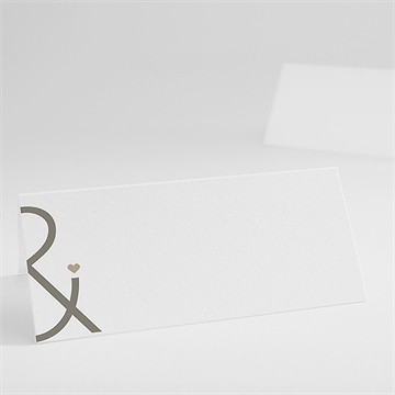 Marque-place mariage classique vintage