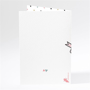 Menu communion sa première communion - Dos du menu