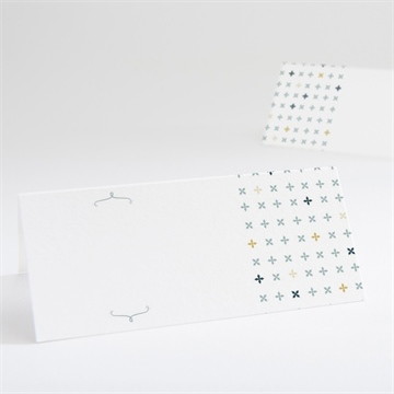 Marque-place communion ambiance art déco