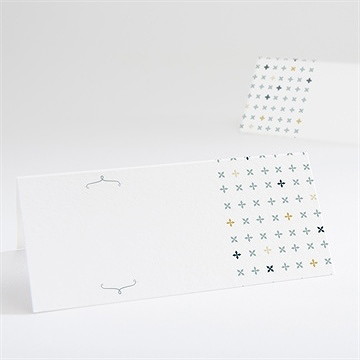 Marque-place communion ambiance art déco