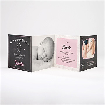 Faire-part naissance faire-part naissance - Intérieur du faire-part