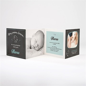 Faire-part naissance faire-part naissance - Intérieur du faire-part