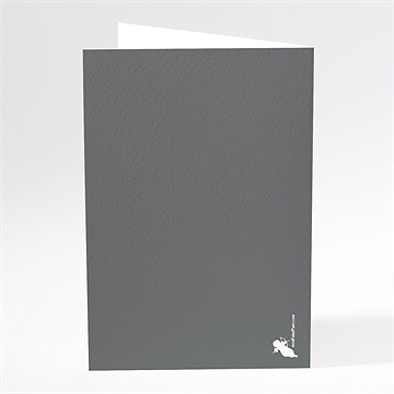 Menu mariage inscription sur photo - Dos du menu