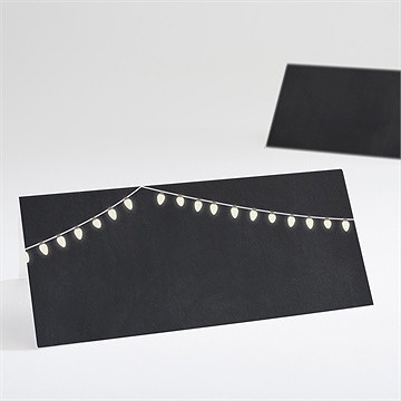 Marque-place mariage tendance ardoise