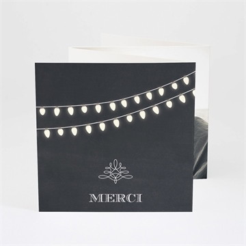 Remerciement mariage tendance ardoise