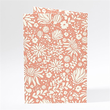 Menu mariage liberty - Dos du menu