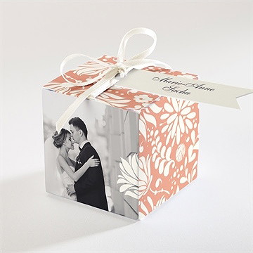 Boîte de dragées mariage liberty